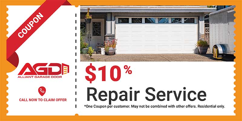 Garage Door Repair Coupon Discount for Service in Anaheim, California