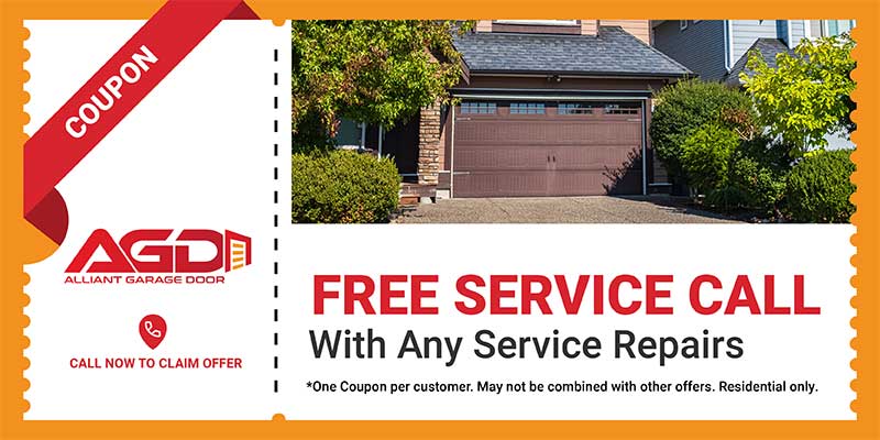 Free 24/7 Service Call With Any Service Repairs in Anaheim, California - Garage Door Special Coupon Discount