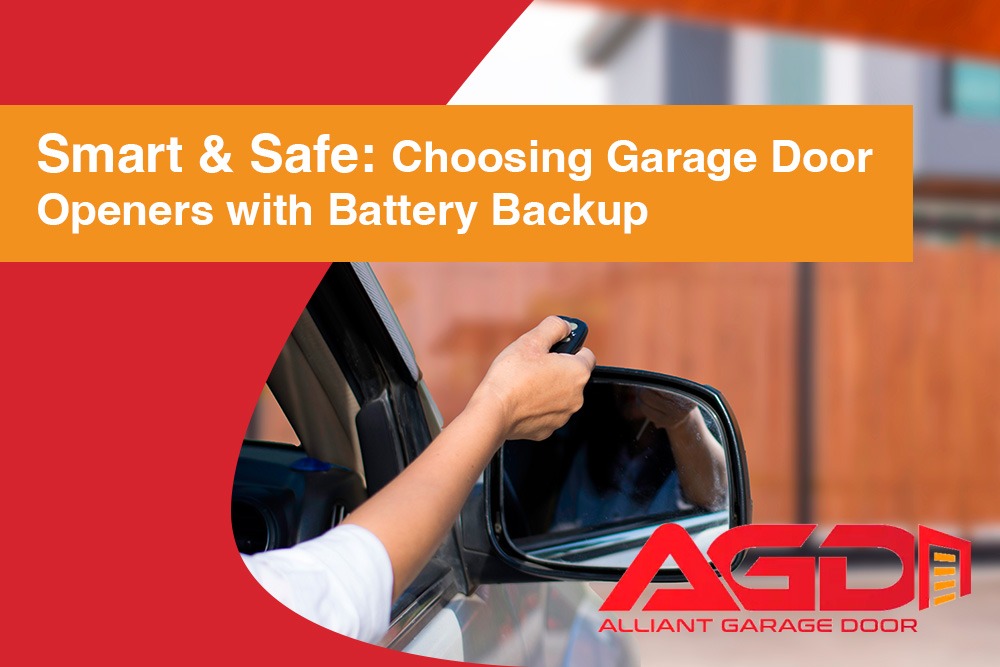 Smart & Safe Garage Door Opners with Battery Backup