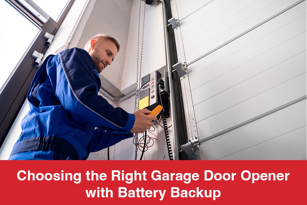 Chossing the Right Door Opener with the Baterry Backup