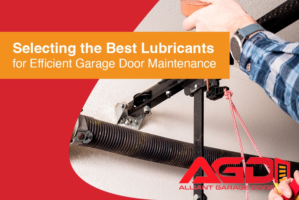 Best lubricants for the garage door maintainance